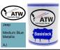 Preview: Jeep, Medium Blue Metallic, AJ: 1L Lackdose, von ATW Autoteile West.